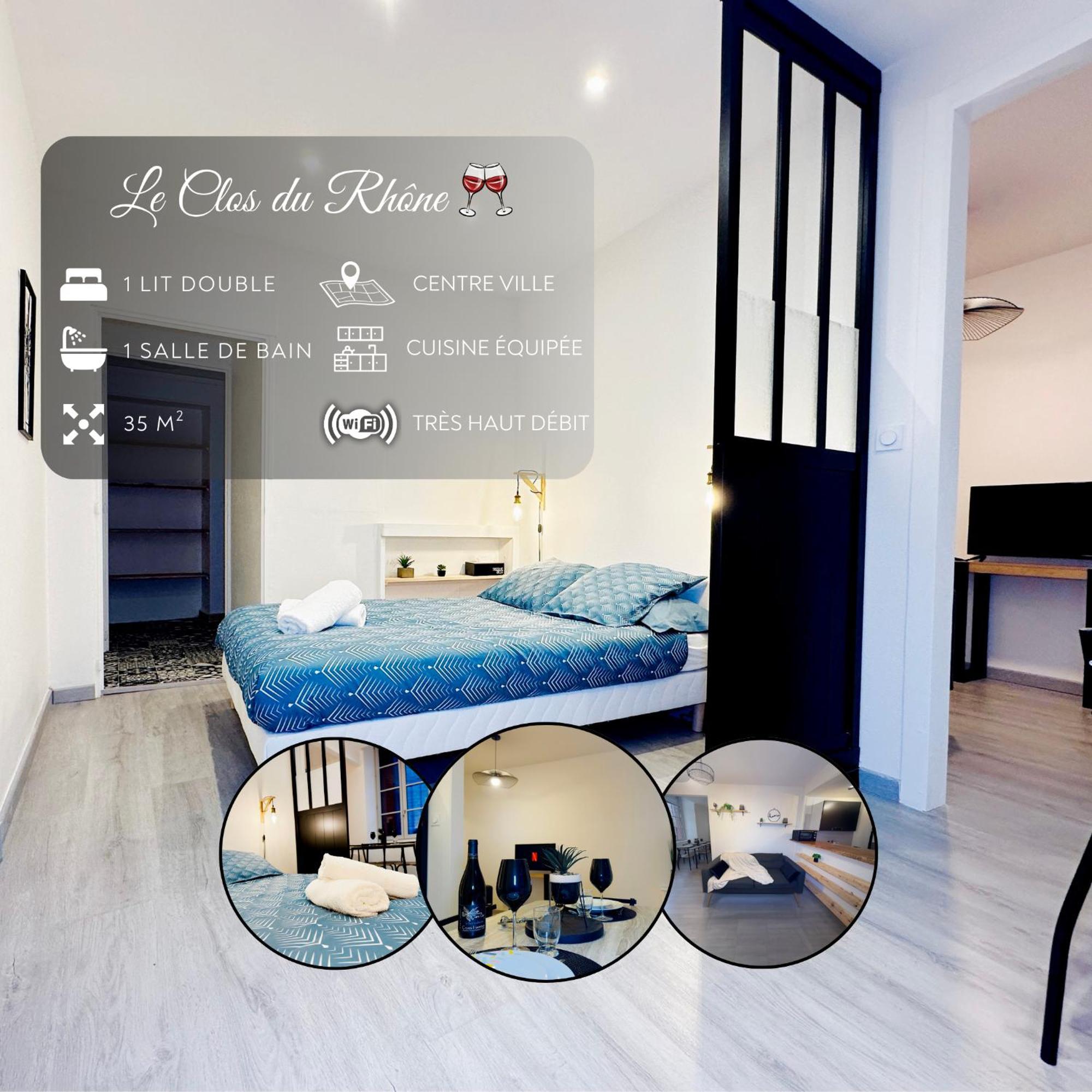 Le Clos Du Rhone - Hypercentre - Wifi Lägenhet Tournon-sur-Rhone Exteriör bild